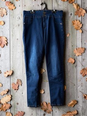 My Fit Dark Wash Stretch Jeans